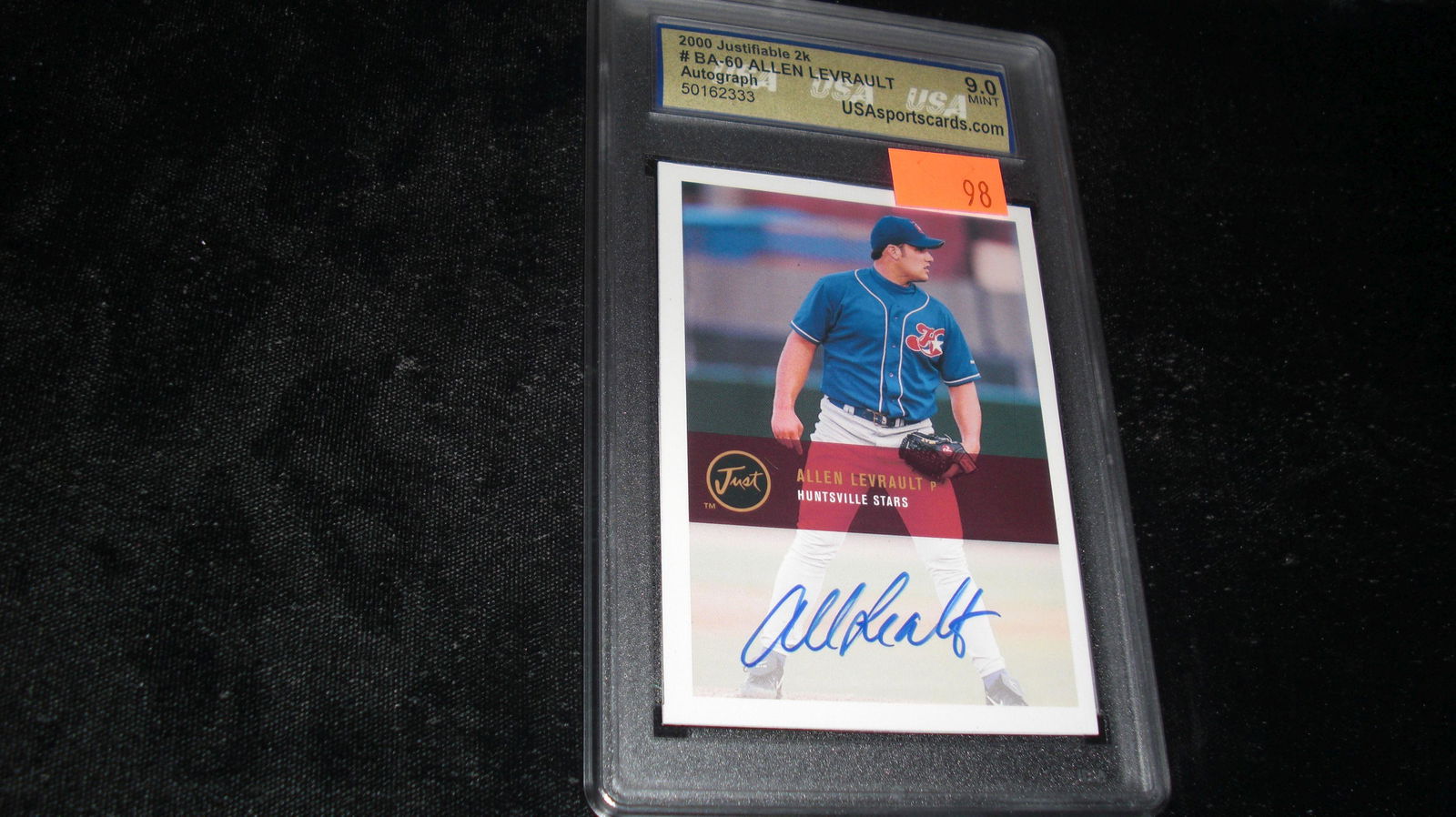 usa graded allen levrault mint 9 autograph (1 of 1)