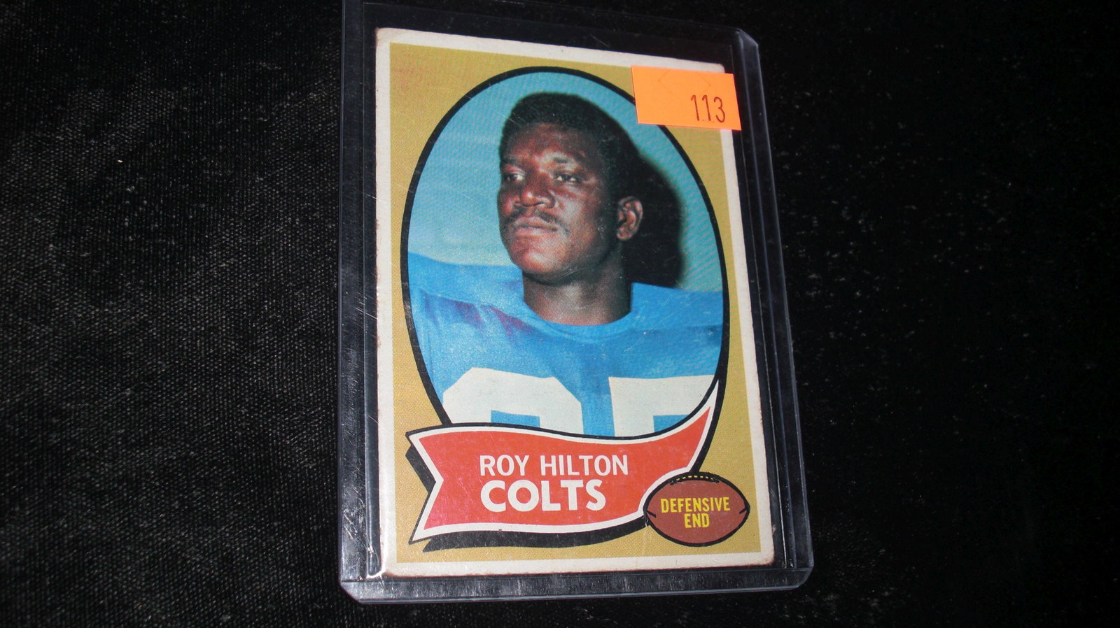 vintage roy hilton colts: in top loader