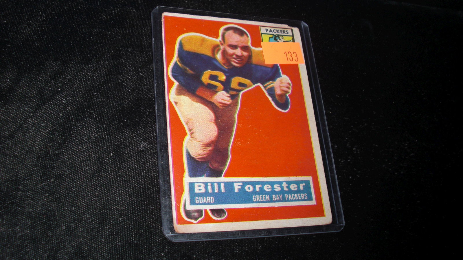 vintage bill forester green bay packers: in top loader