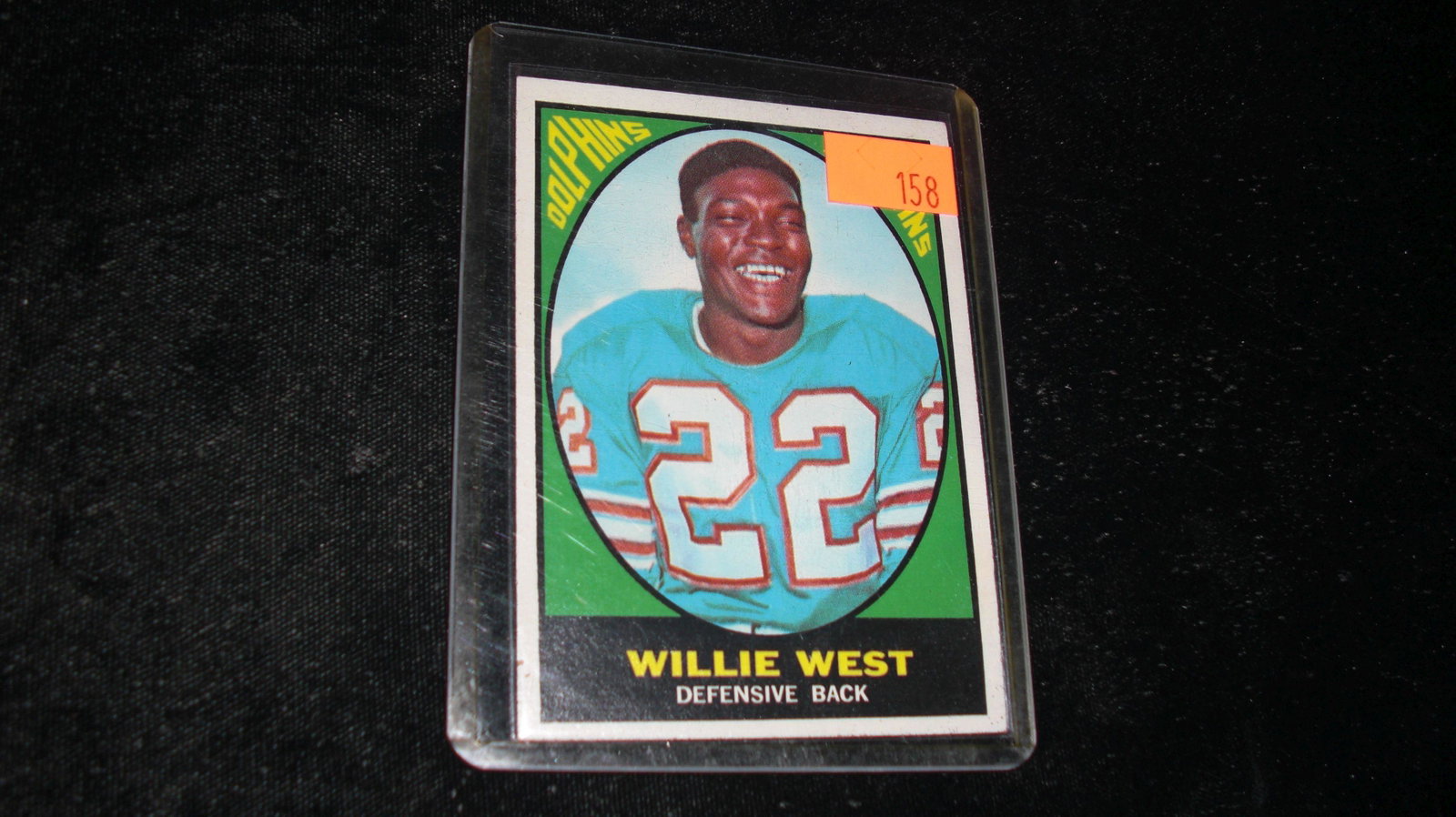vintage willie west dolphins: in top loader