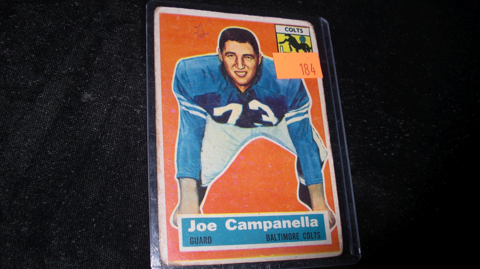 vintage joe campanella colts: in top loader