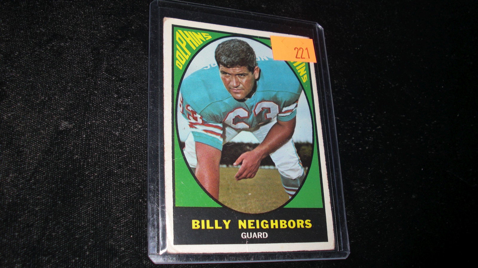 vintage billy neighbors dolphins: in top loader