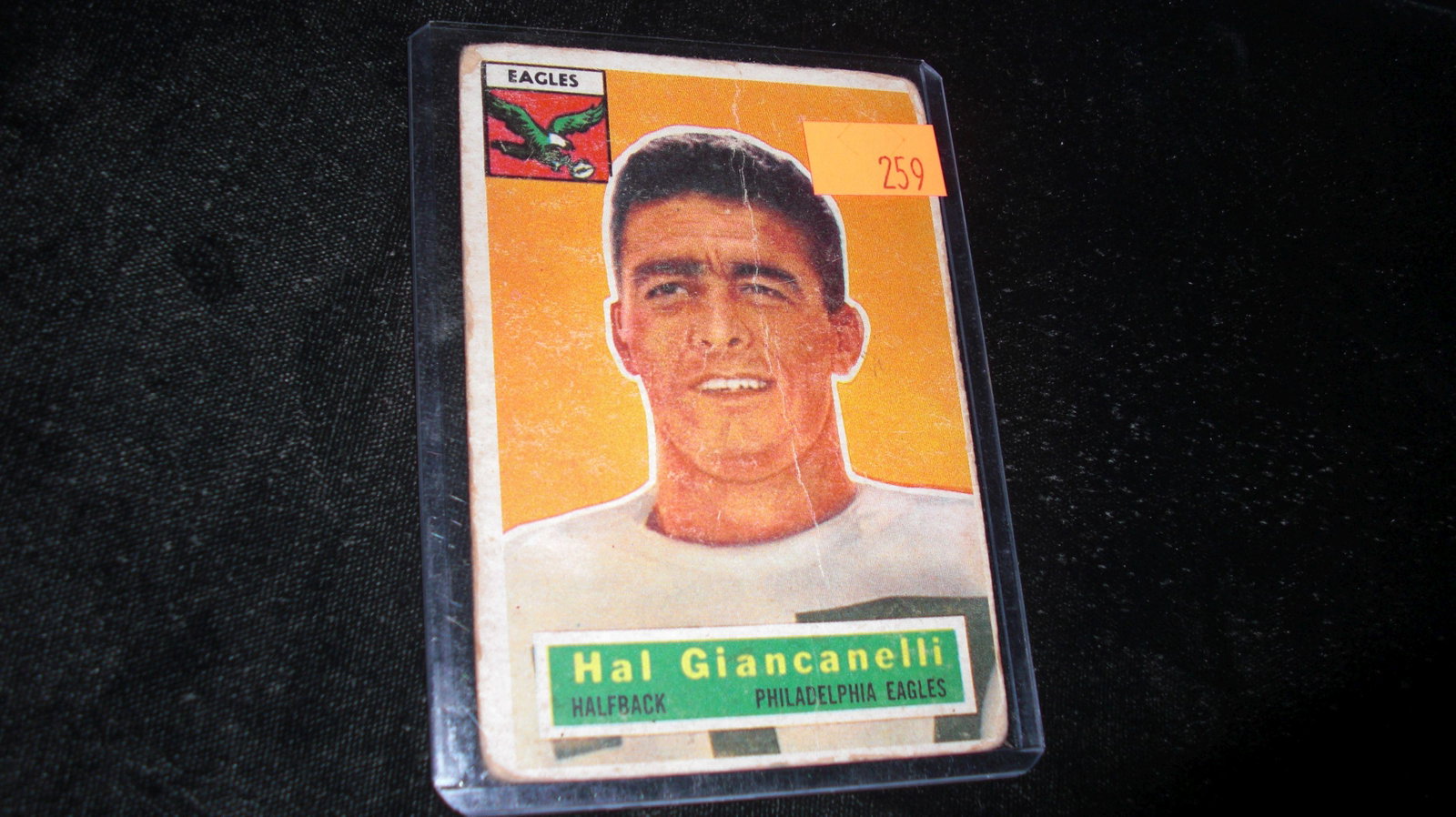 vintage hal giancanelli eagles: in top loader