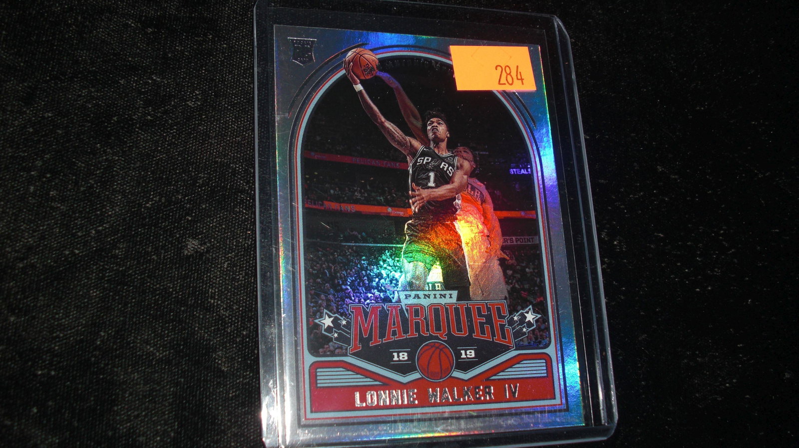 lonnie walker rookie no.266: in top loader
