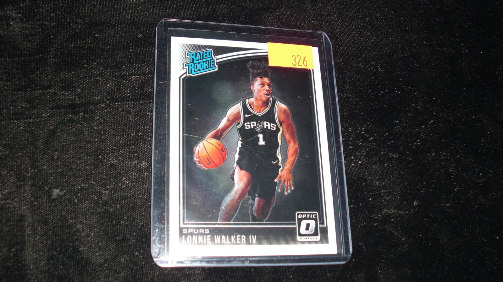 lonnie walker optic rookie: in top loader