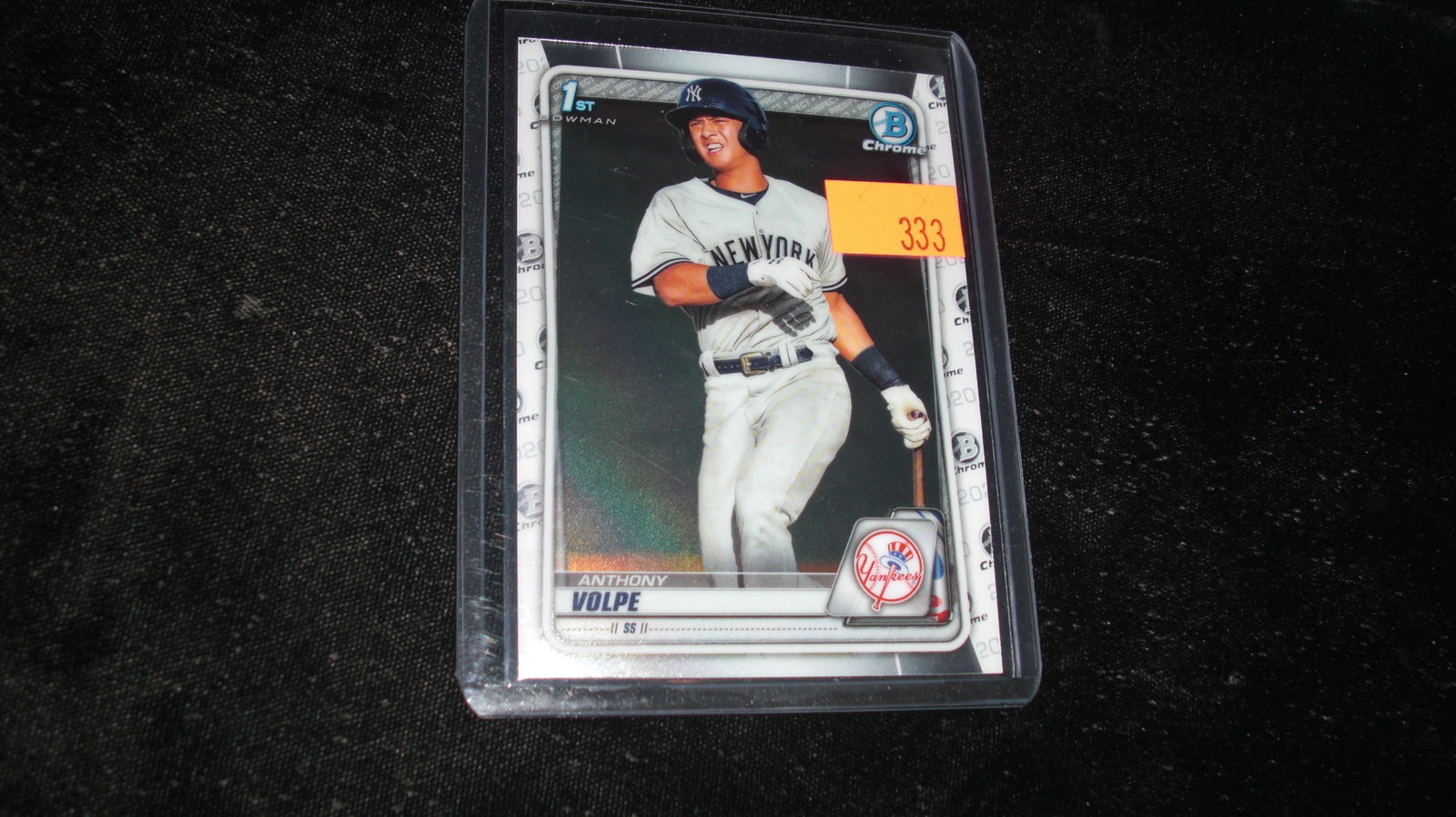 anthony volpe bowman chrome no.bcp-139: in top loader
