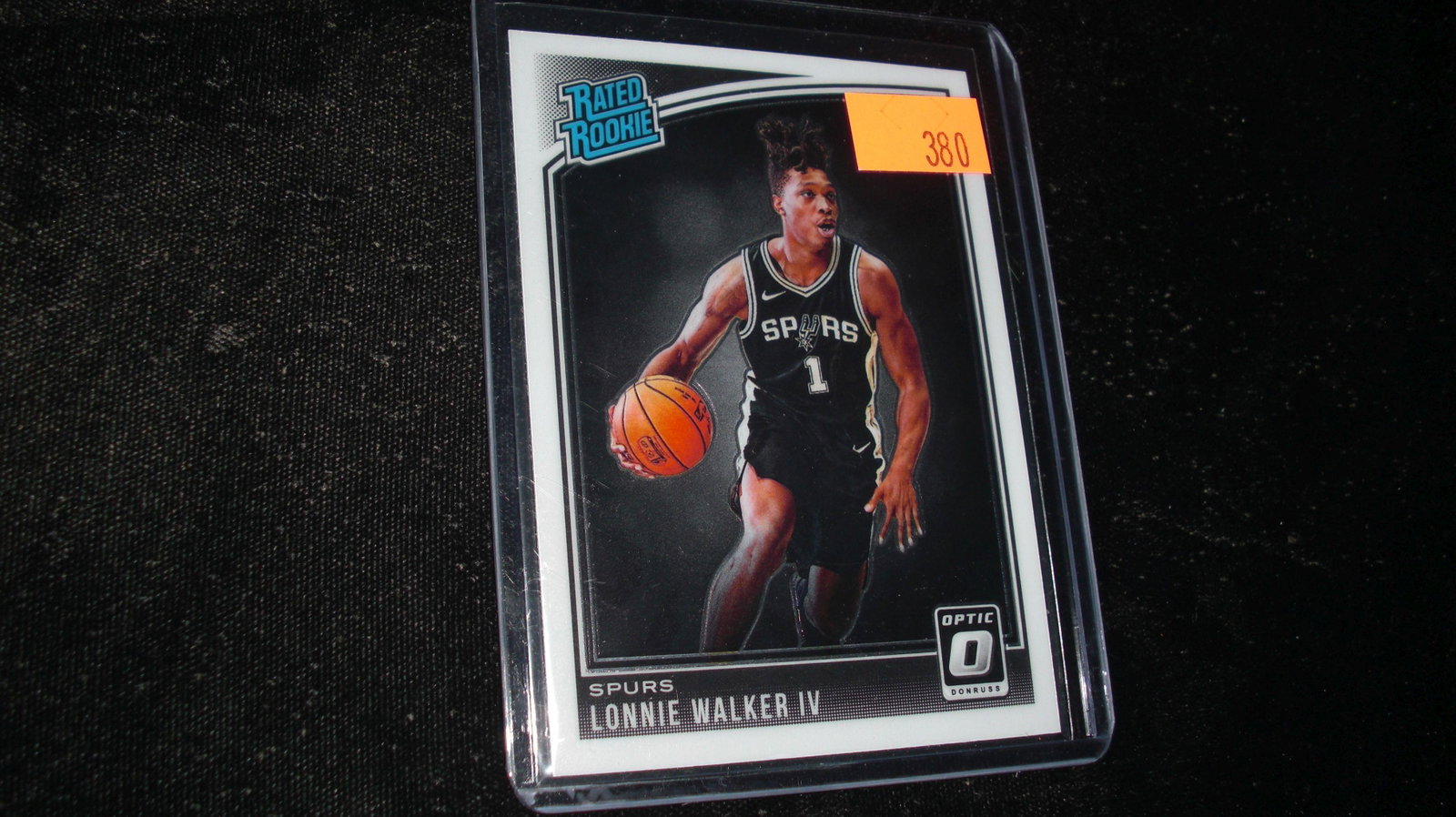 lonnie walker optic rookie: in top loader