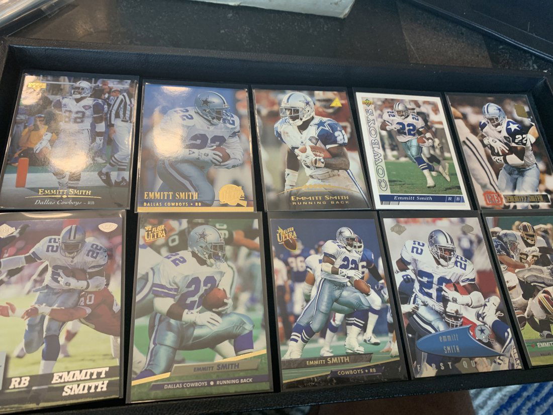 lot of 10 emmitt smith cards (1 of 1)