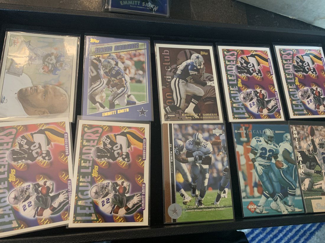 lot of 10 emmitt smith cards (1 of 1)