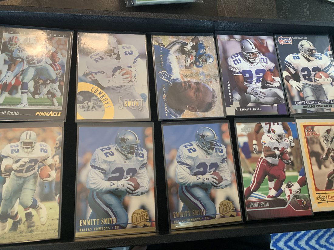 lot of 10 emmitt smith cards (1 of 1)