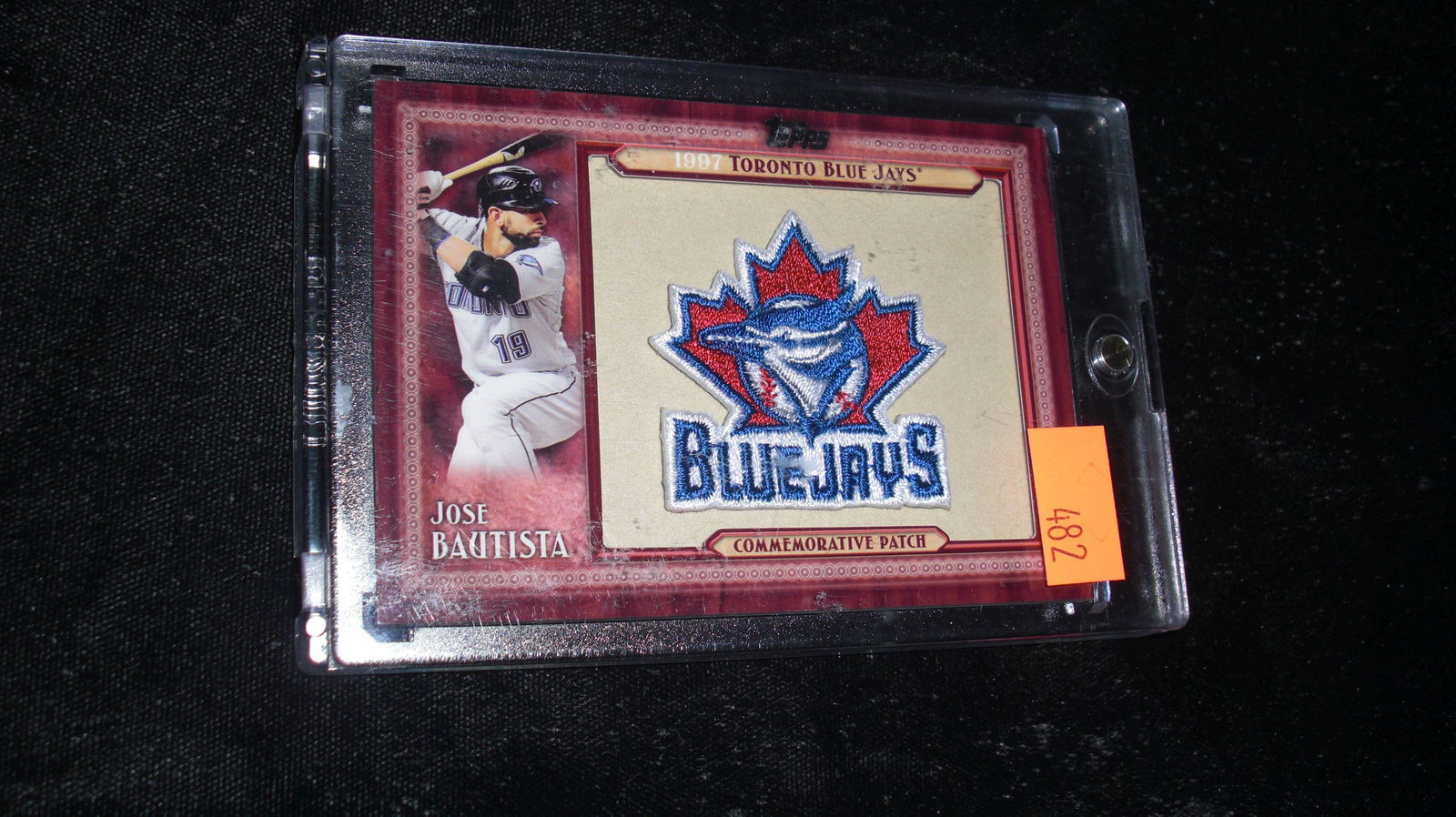 jose bautista patch card blue jays (1 of 1)