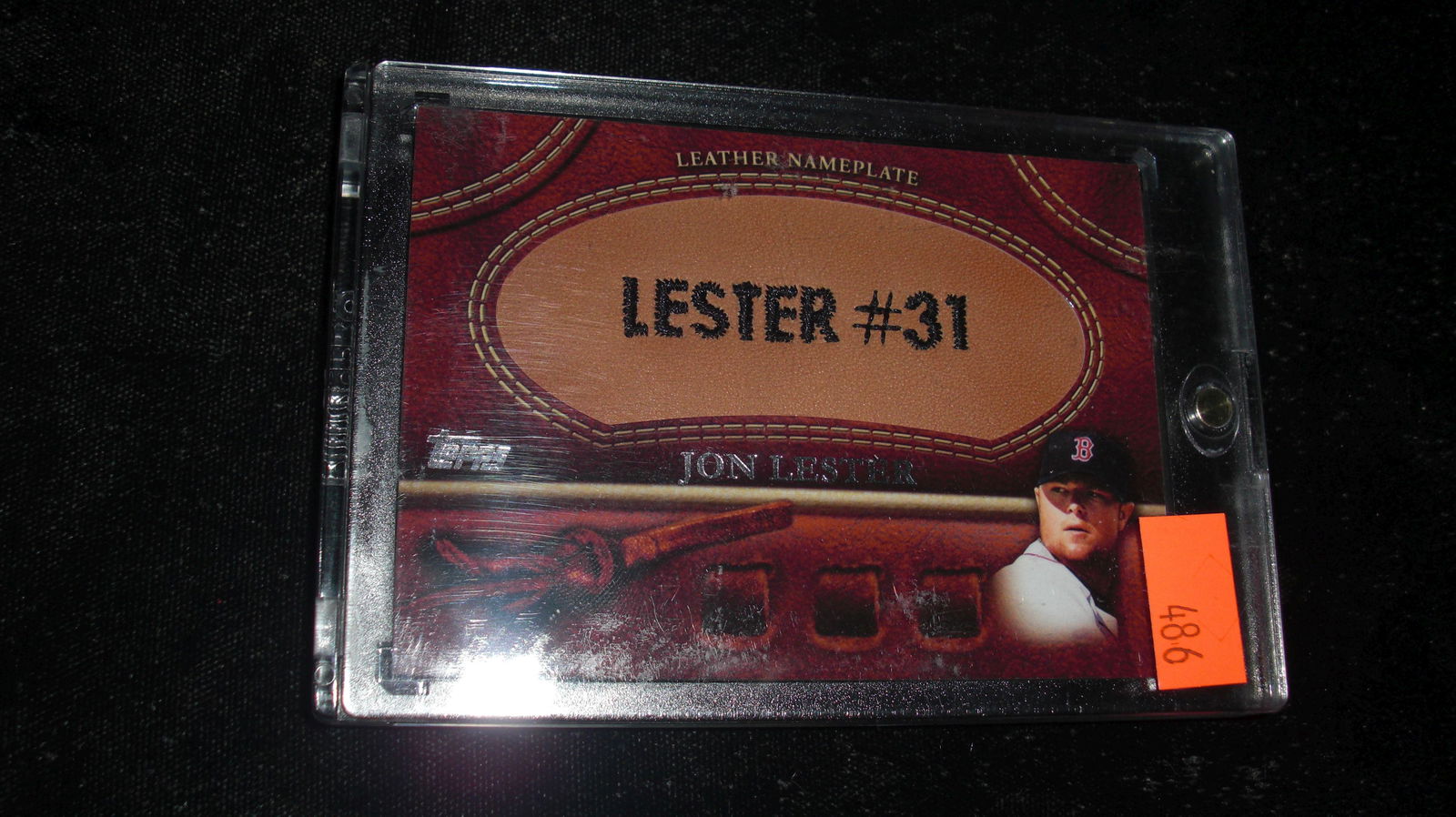 jon lester leather patch card (1 of 1)