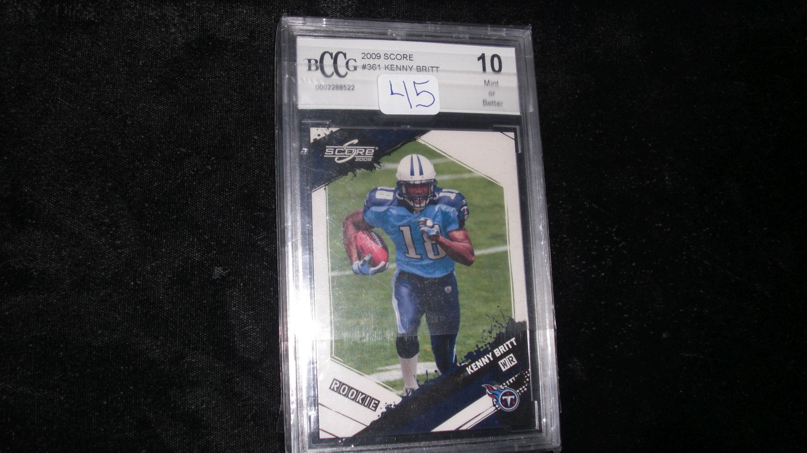 Star Power: Beckett graded 10 Rookie Kenny Britt