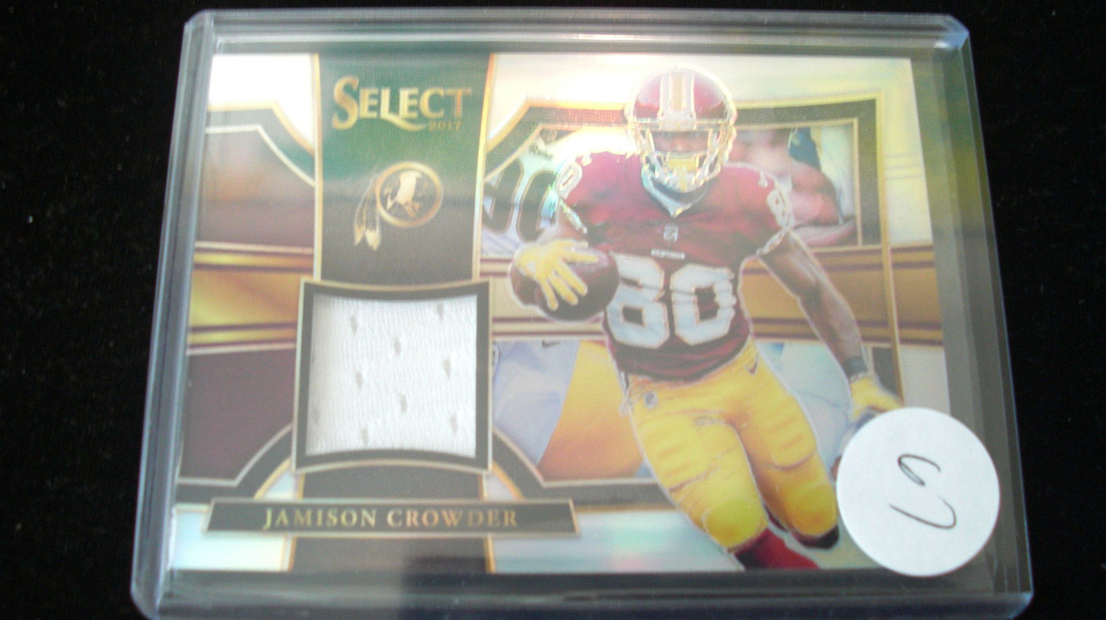 select jamison crowder jersey card #042/199: redskins