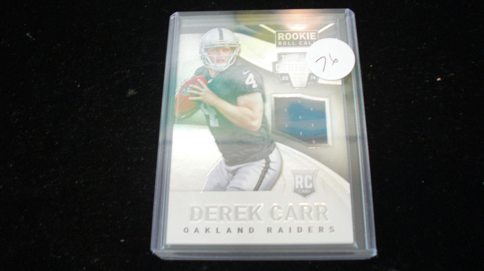 derek carr rookie jersey card (1 of 1)