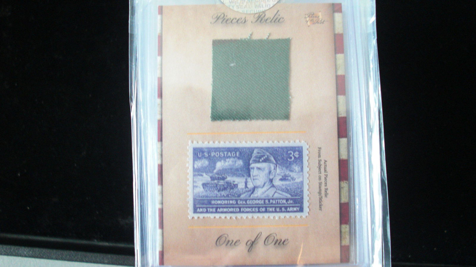 the bar 1/1 george s patton stamp and combat jacket (1 of 1)