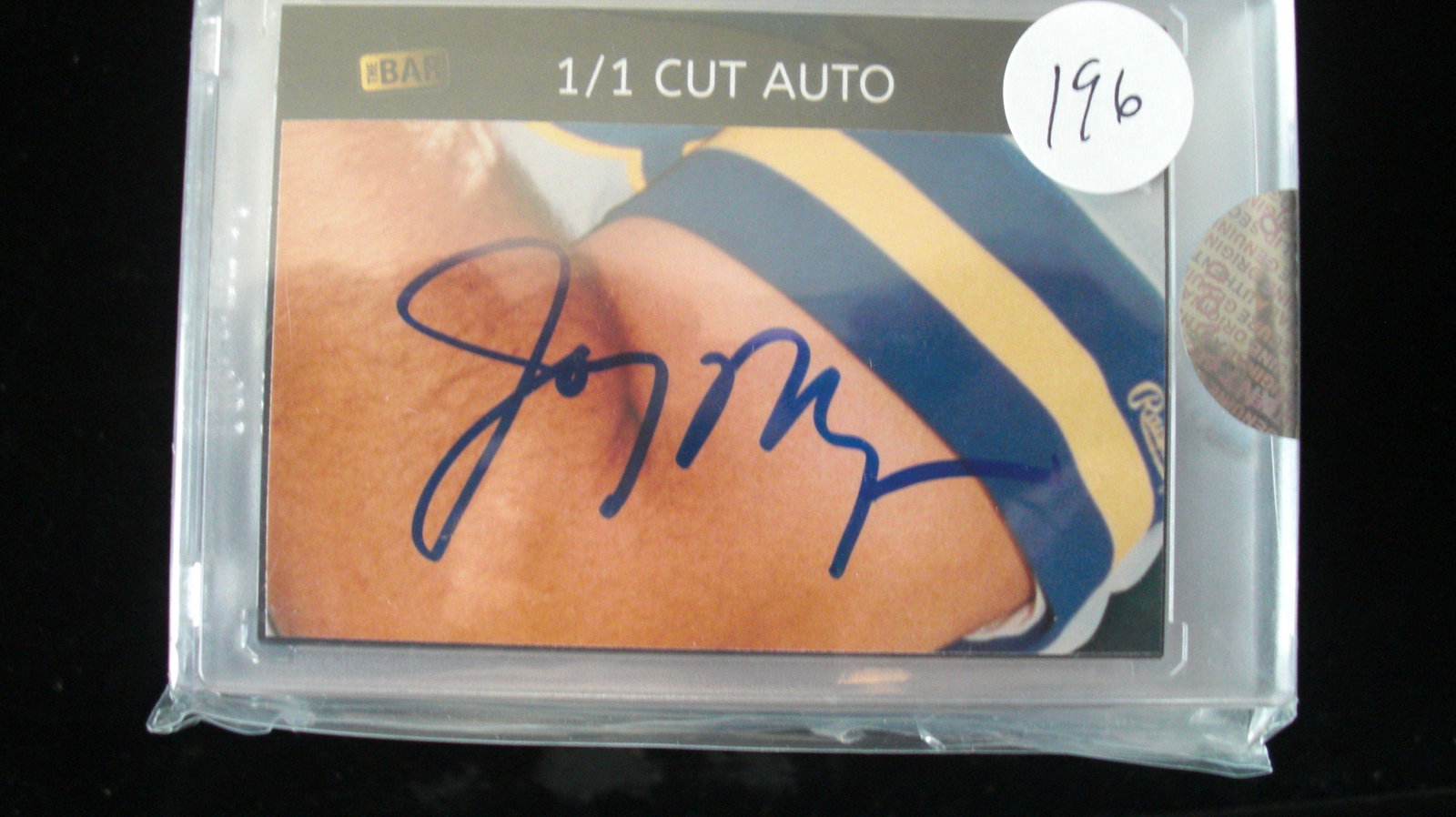 the bar 1/1 signature tanner meyer: in hard plastic case