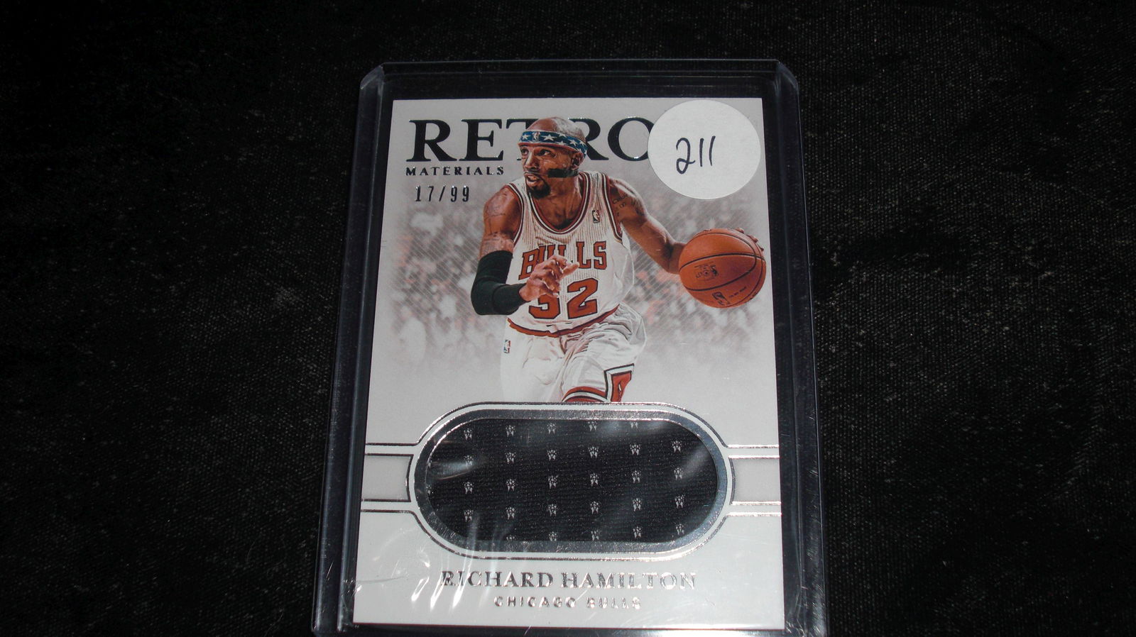 national treasures richard hamilton jersey #17/99 (1 of 1)