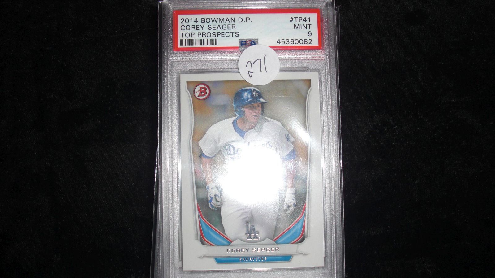 psa graded corey seager mint 9 (1 of 1)