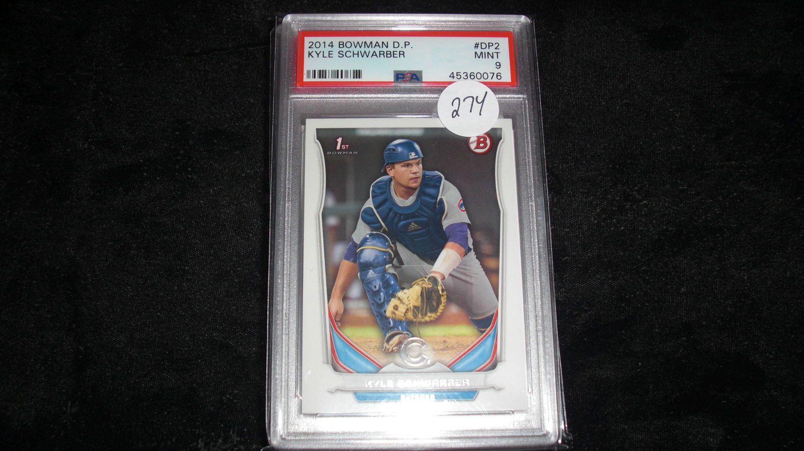 psa graded kyle schwarber mint 9 (1 of 1)