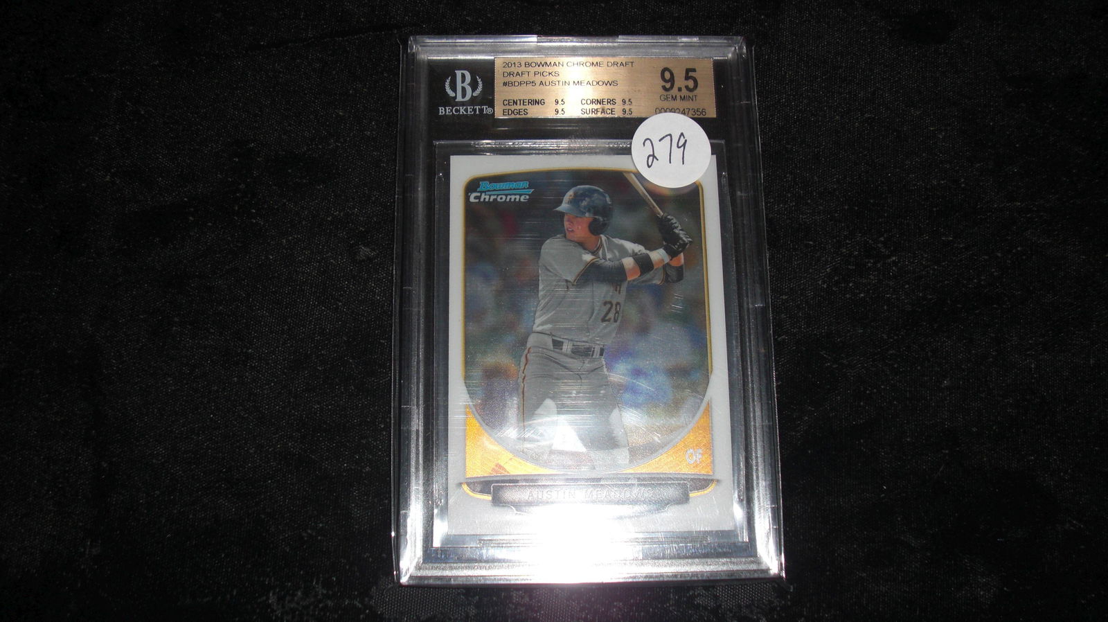 beckett graded austin meadows mint 9.5 (1 of 1)