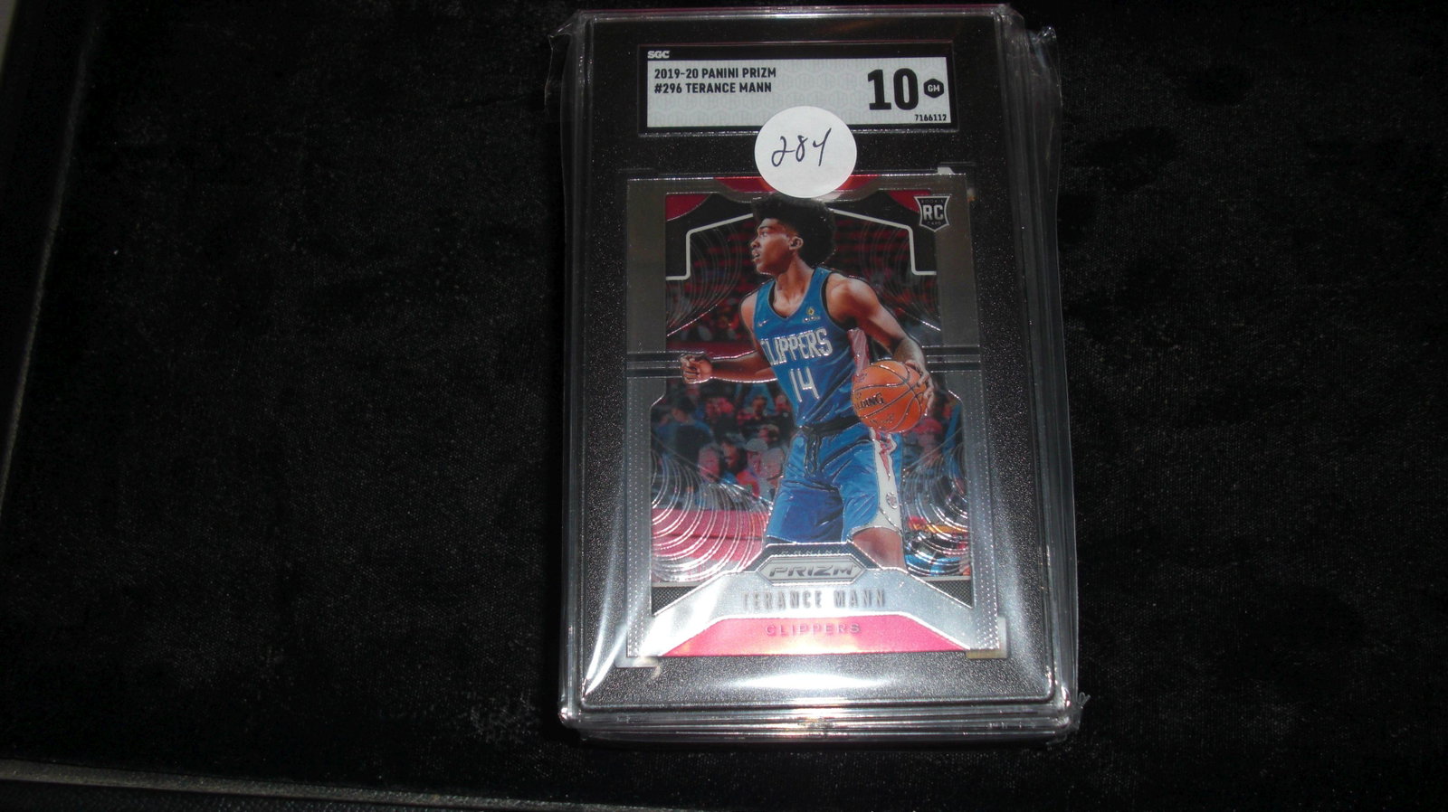 sgc graded terrance mann mint 10 rookie prizm: nice graded card