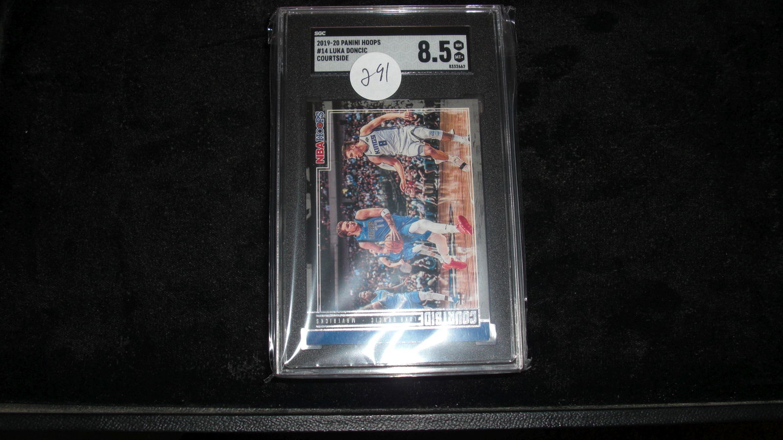 sgc graded luka doncic mint 8.5 courtside (1 of 1)