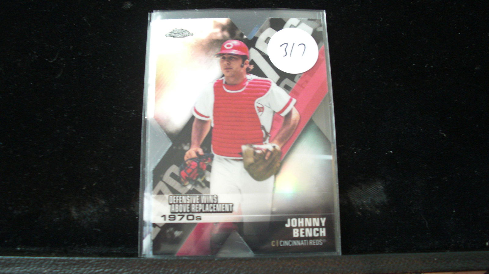 johnny bench die cut topps chrome (1 of 1)