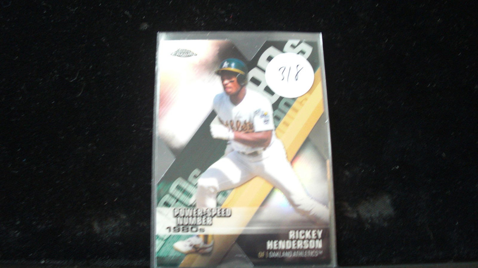 rickey henderson die cut topps chrome (1 of 1)