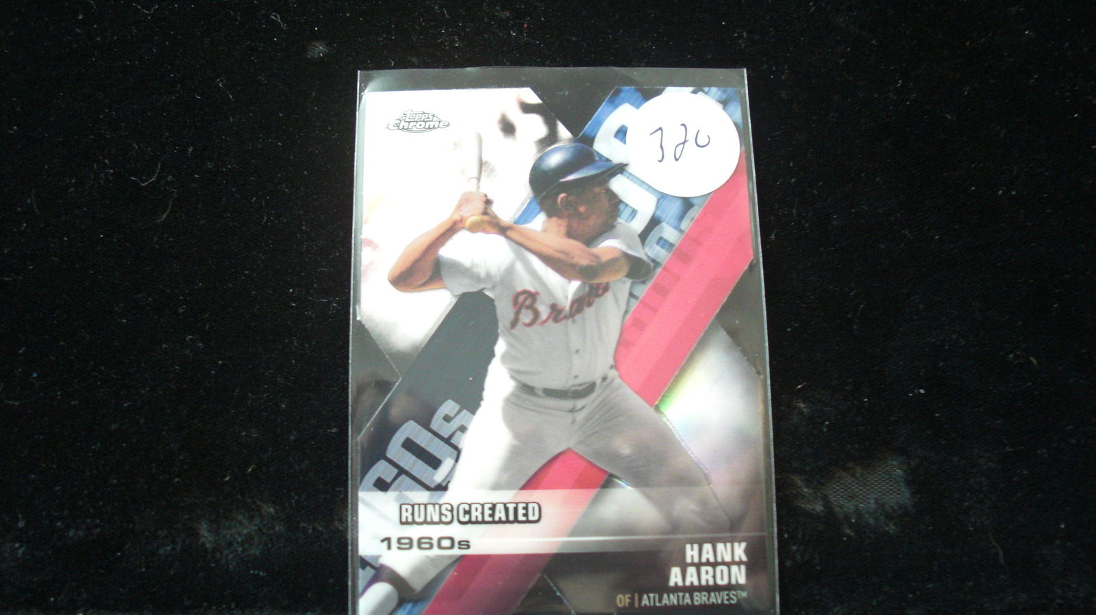 hank aaron die cut topps chrome (1 of 1)