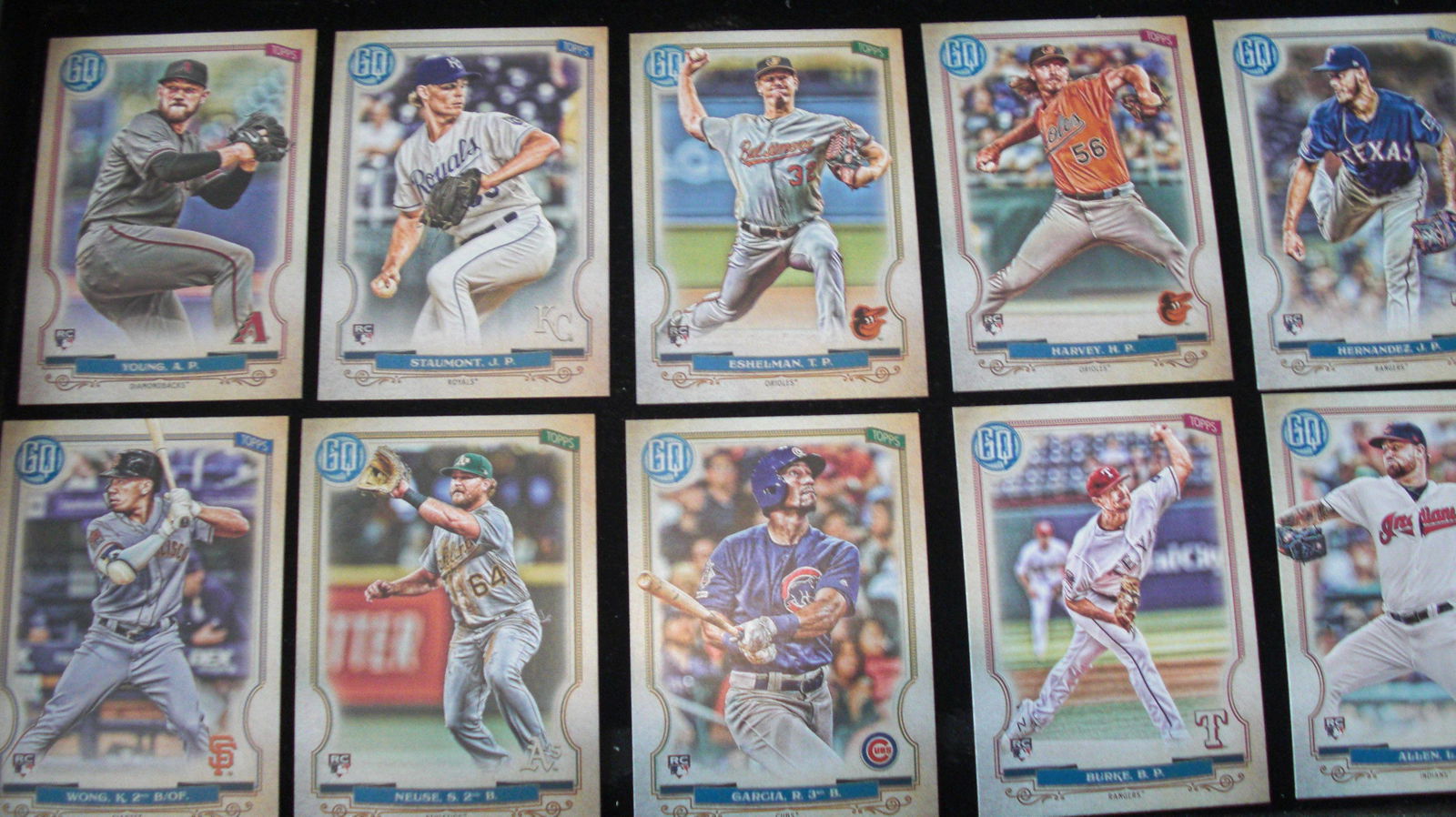 lot of 10 gypsy queen rookie cards (1 of 1)