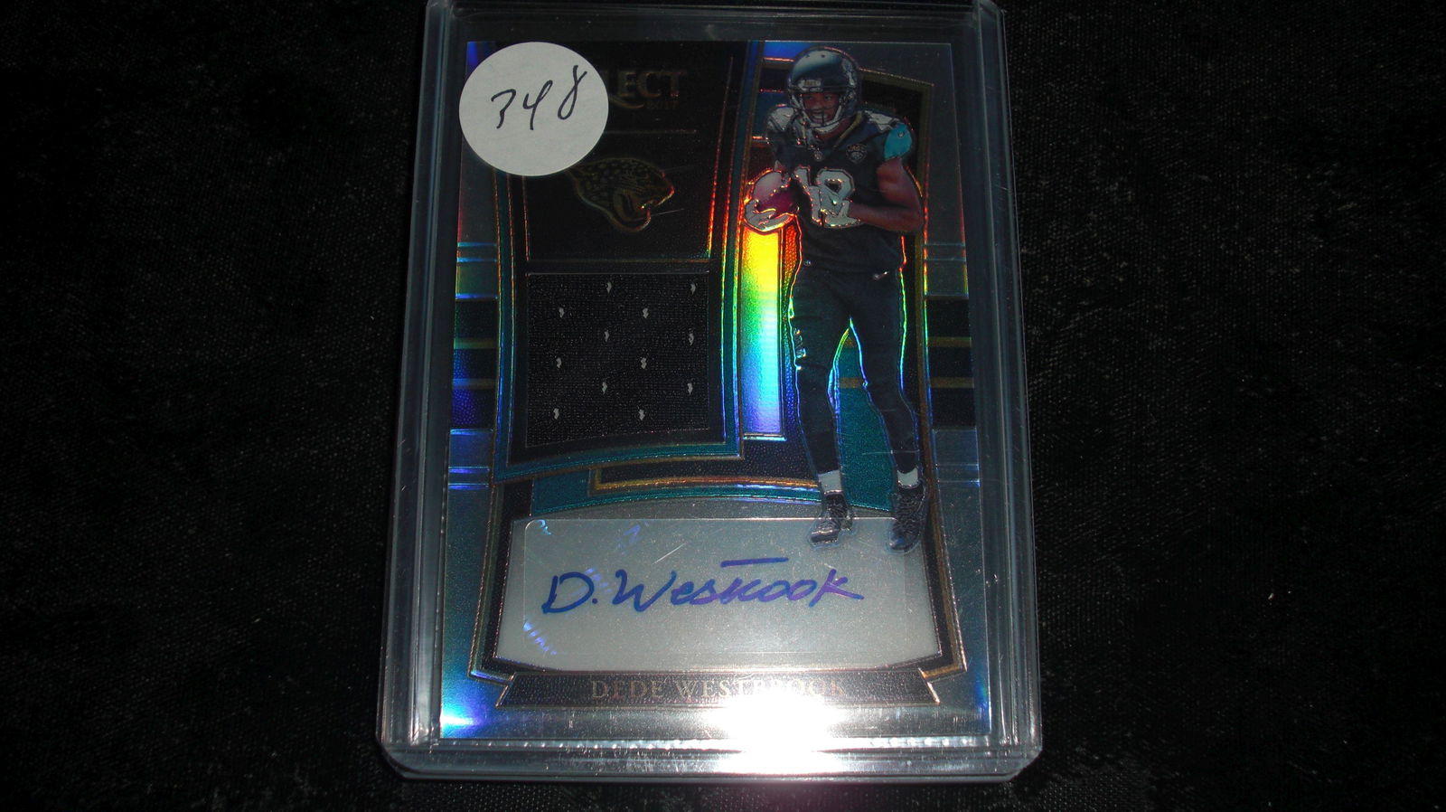 dede westbrook select signature/jersey #160/199 (1 of 1)