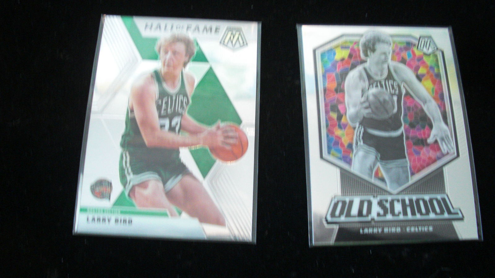 lot of 2 mosaic larry bird cards (1 of 1)