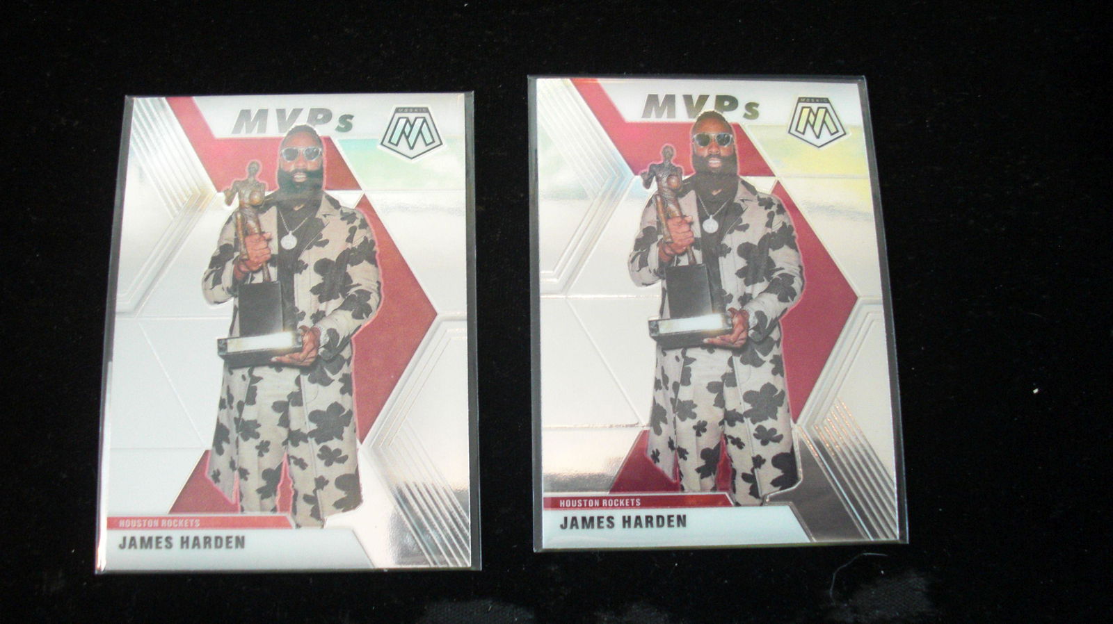 lot of 2 james harden mvp cards mosaic (1 of 1)