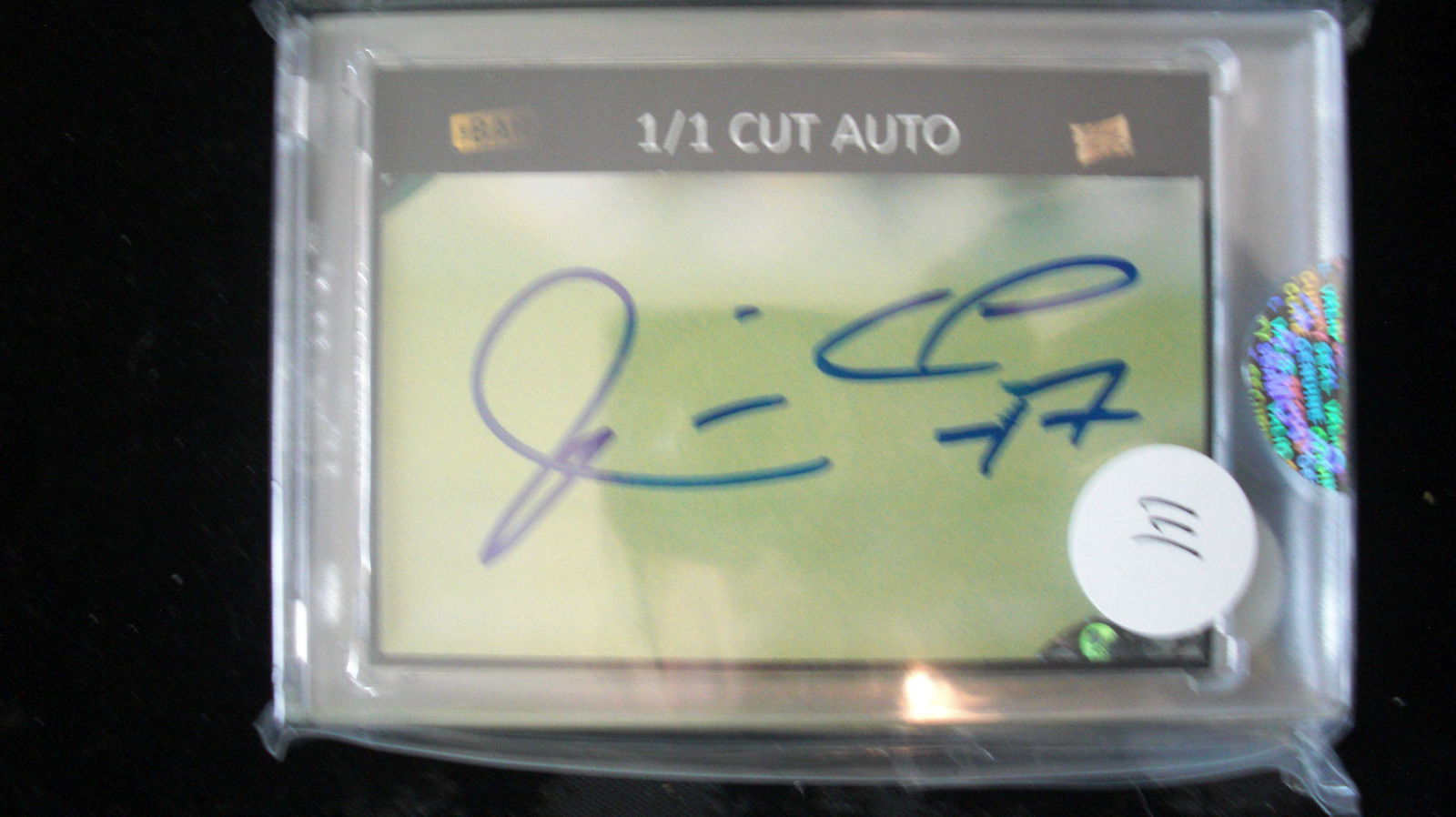 the bar 1/1 quincy carter auto card (1 of 1)