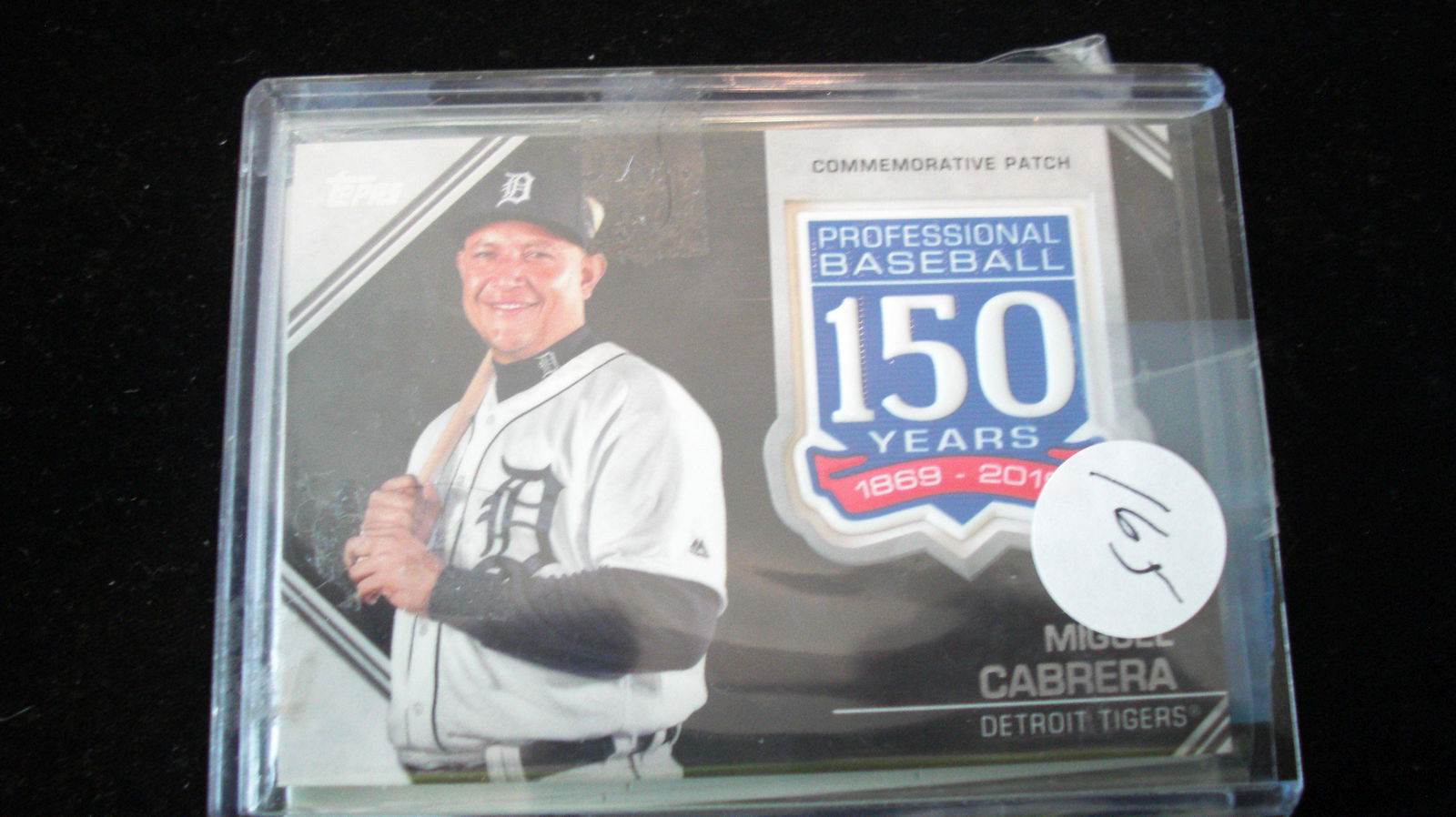 miguel cabrera commemerative patch card (1 of 1)