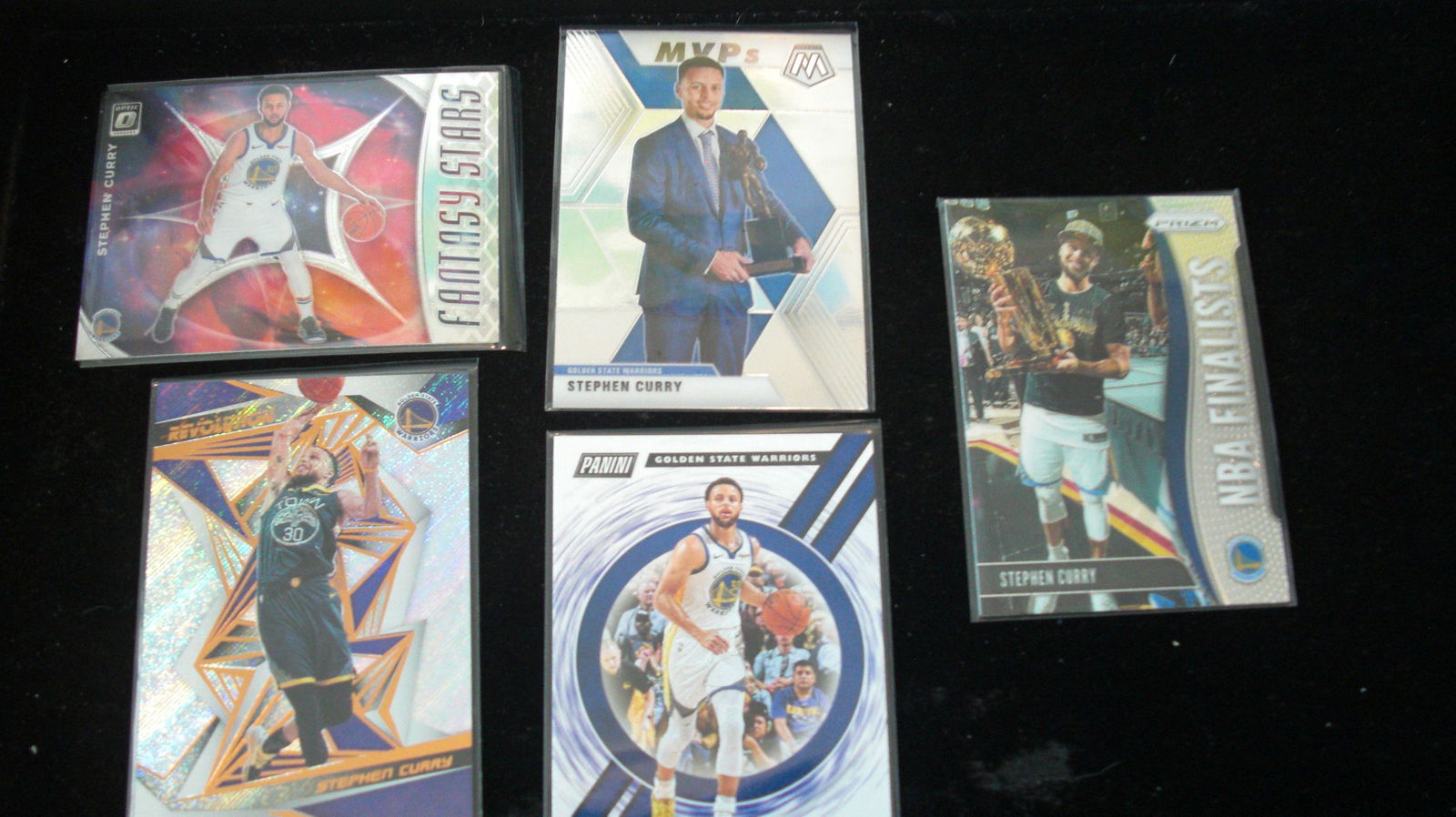 lot of 5 stephen curry cards (1 of 1)