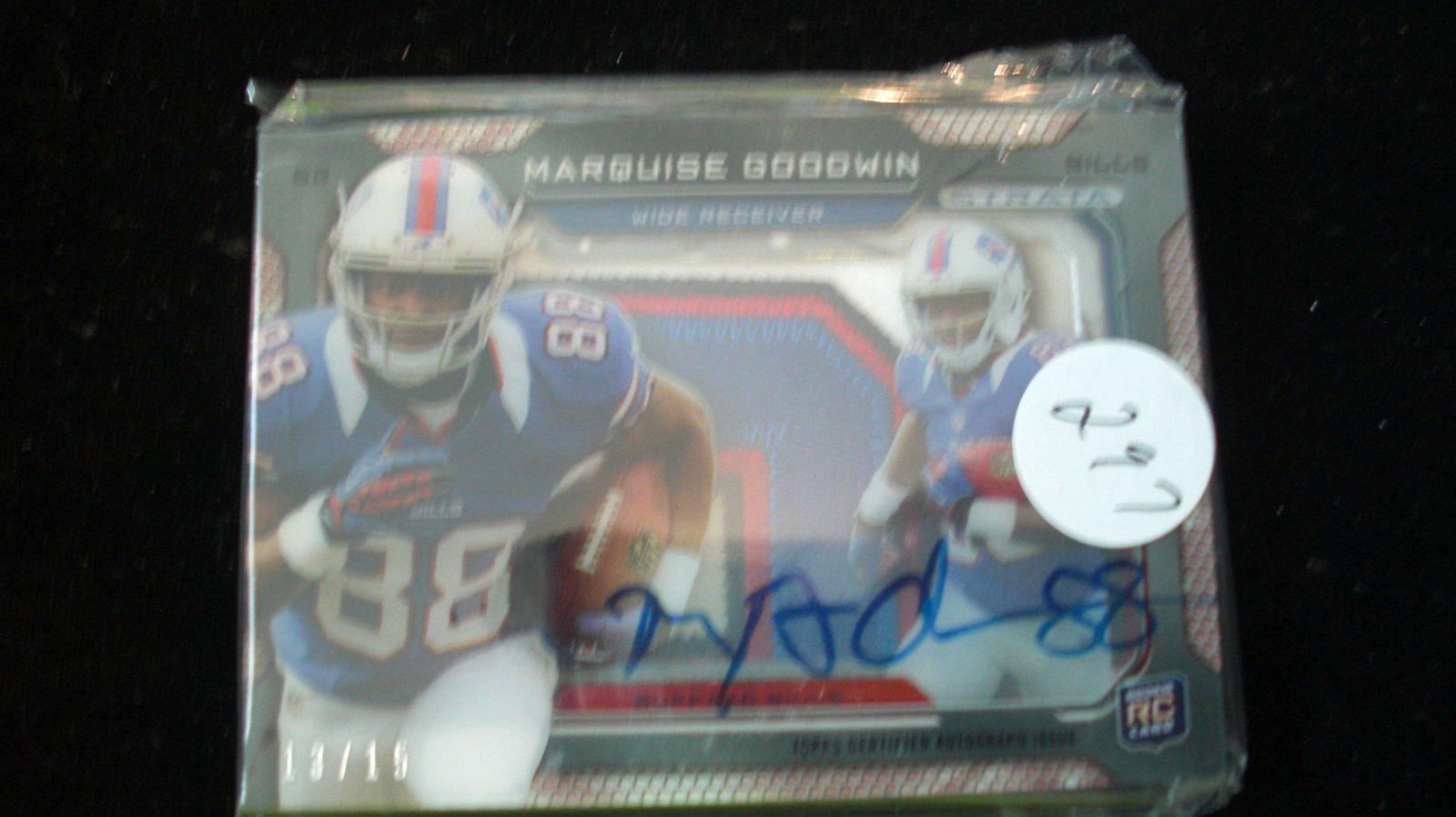 marquise goodwin signature patch #13/15 (1 of 1)