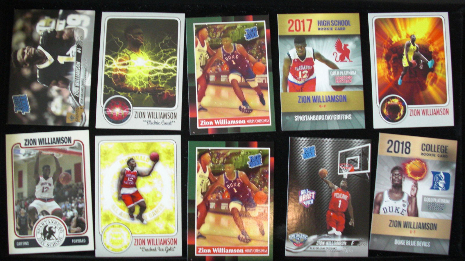lot of 10 zion williamson cards (1 of 1)