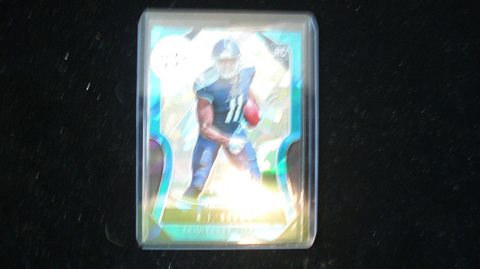 a.j. brown blue prizm rookie #92/99 (1 of 1)