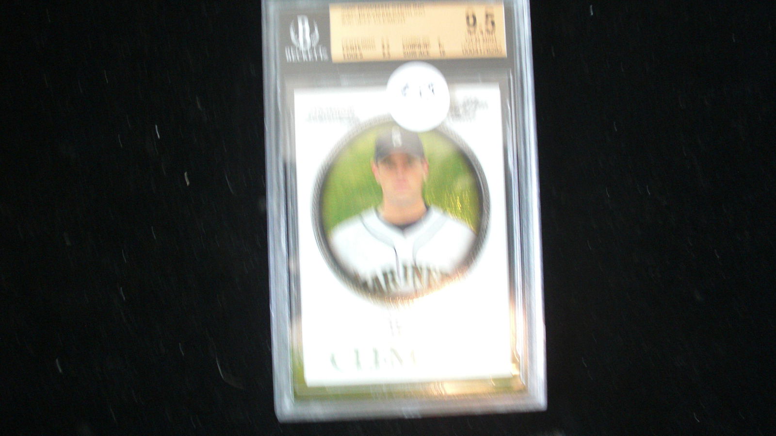 beckett graded jeff clement mint 9.5 (1 of 1)