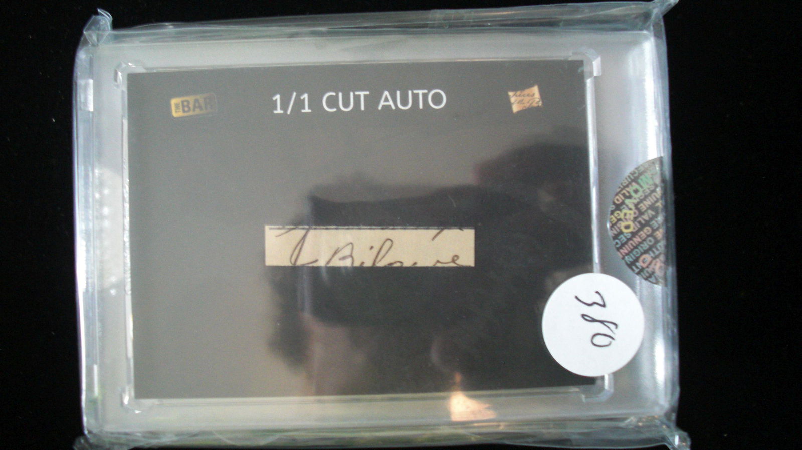 the bar 1/1 joe bilgere auto 1939 san antonio baseball (1 of 1)