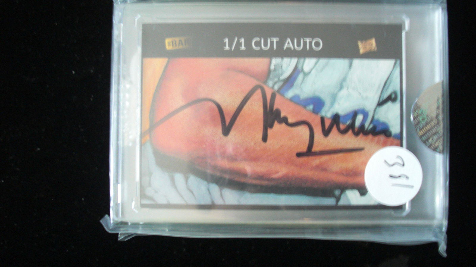 the bqar 1/1 auto maury wills dodgers (1 of 1)