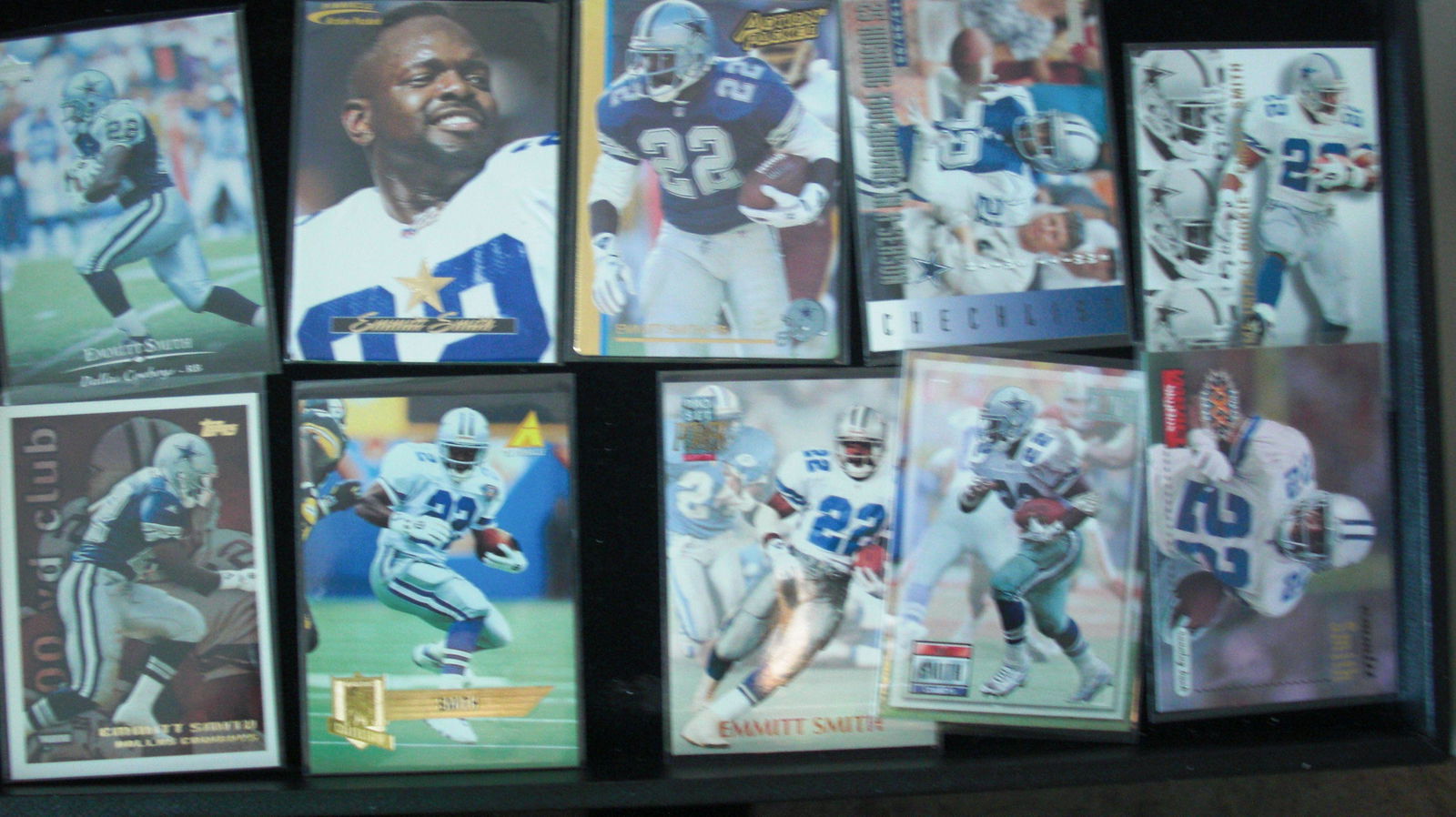 lot of 10 emmitt smith cards (1 of 1)