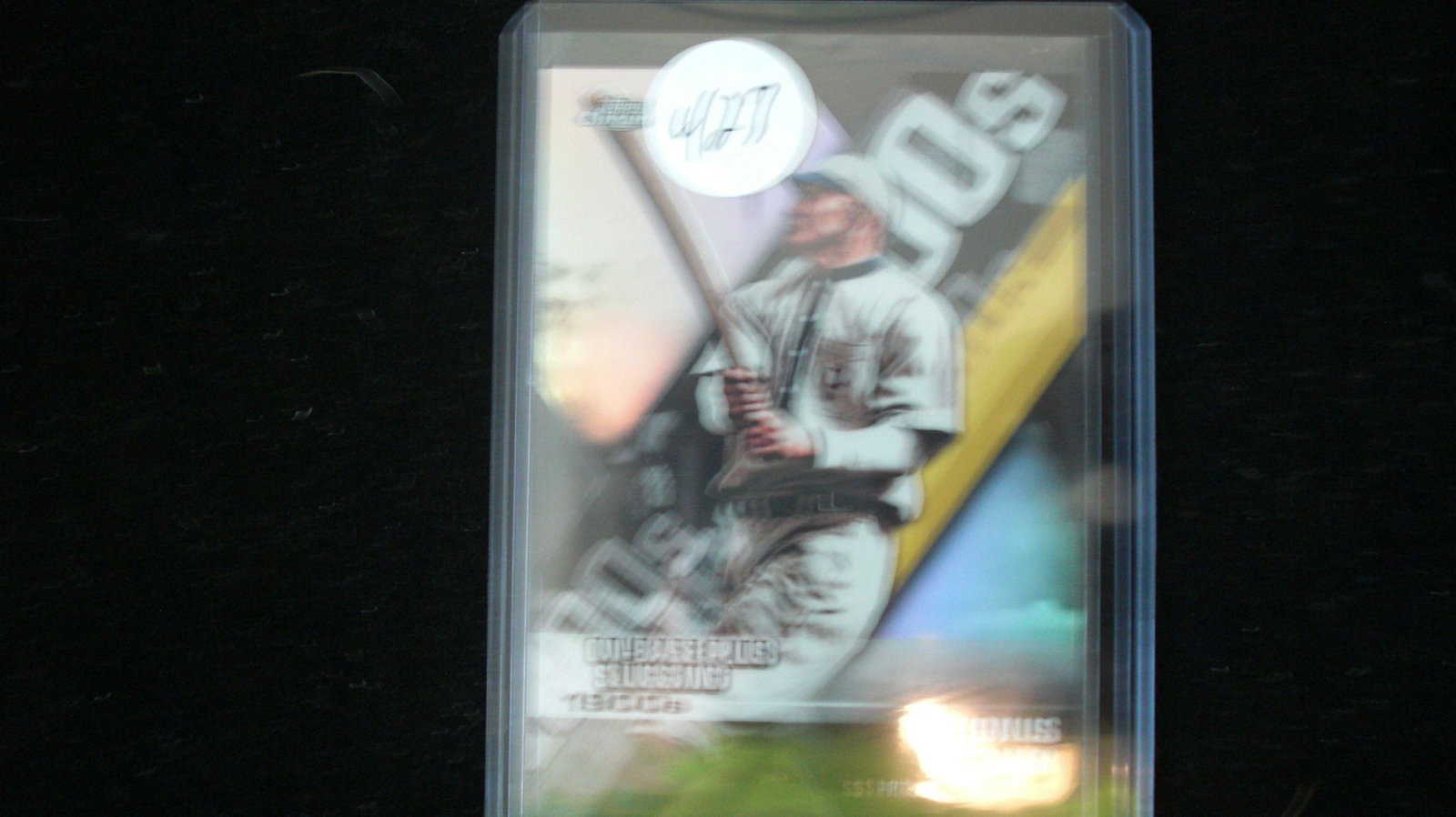 honus wagner die cut: in top loader