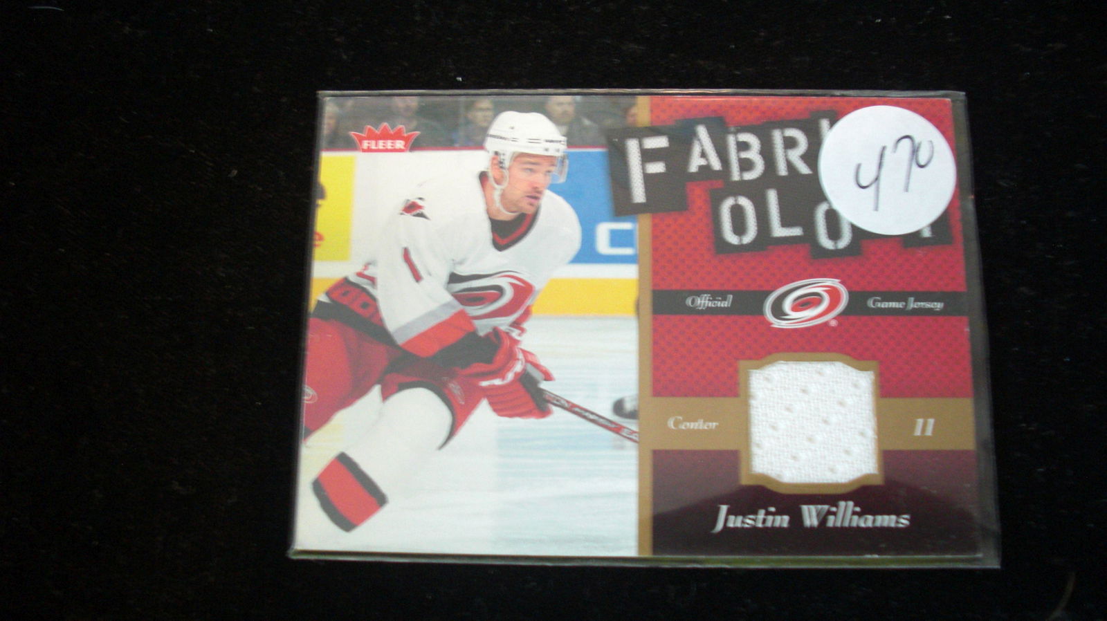 justin williams jersey card (1 of 1)