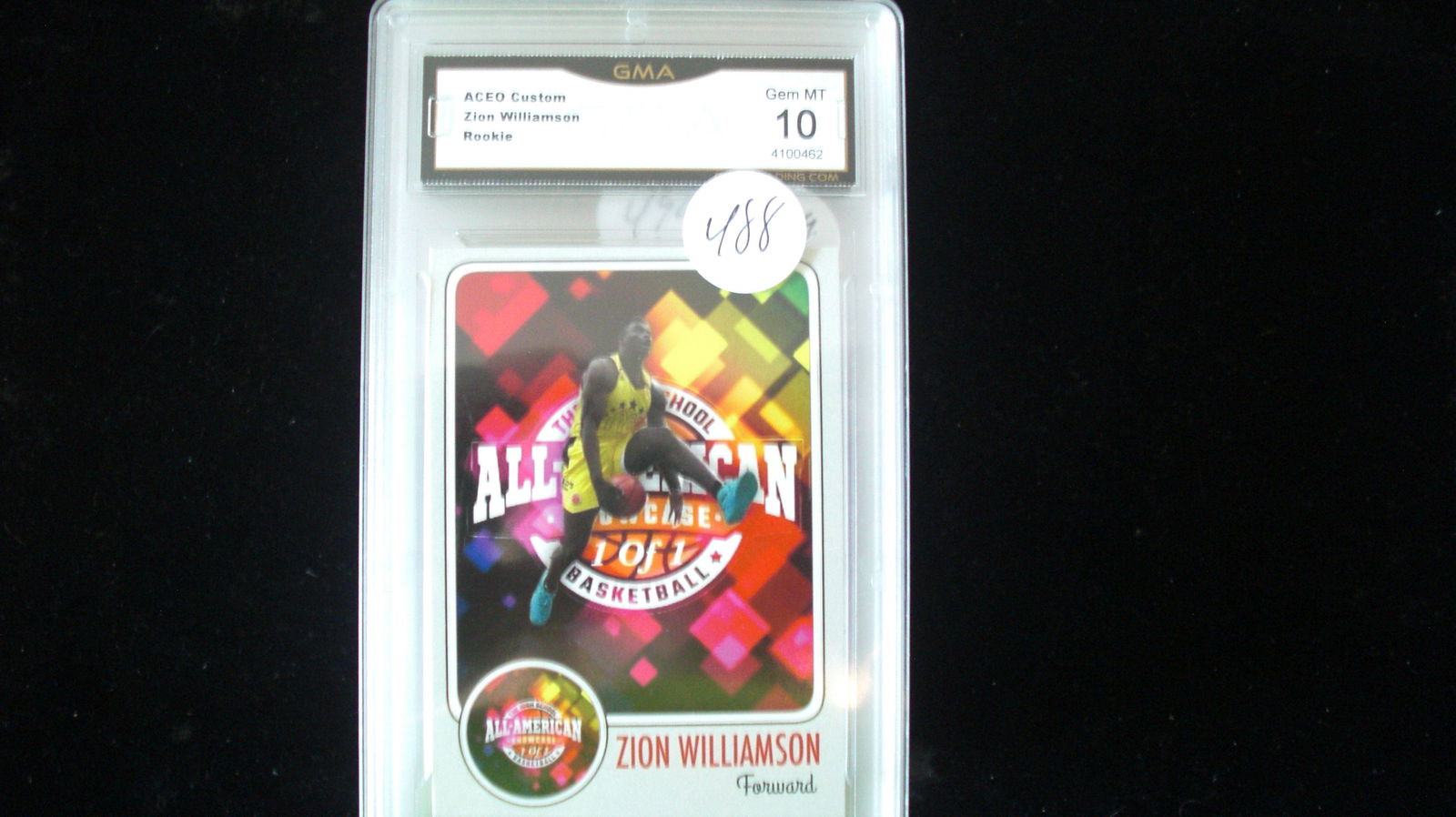 gma graded zion williamson rookie mint 10 (1 of 1)