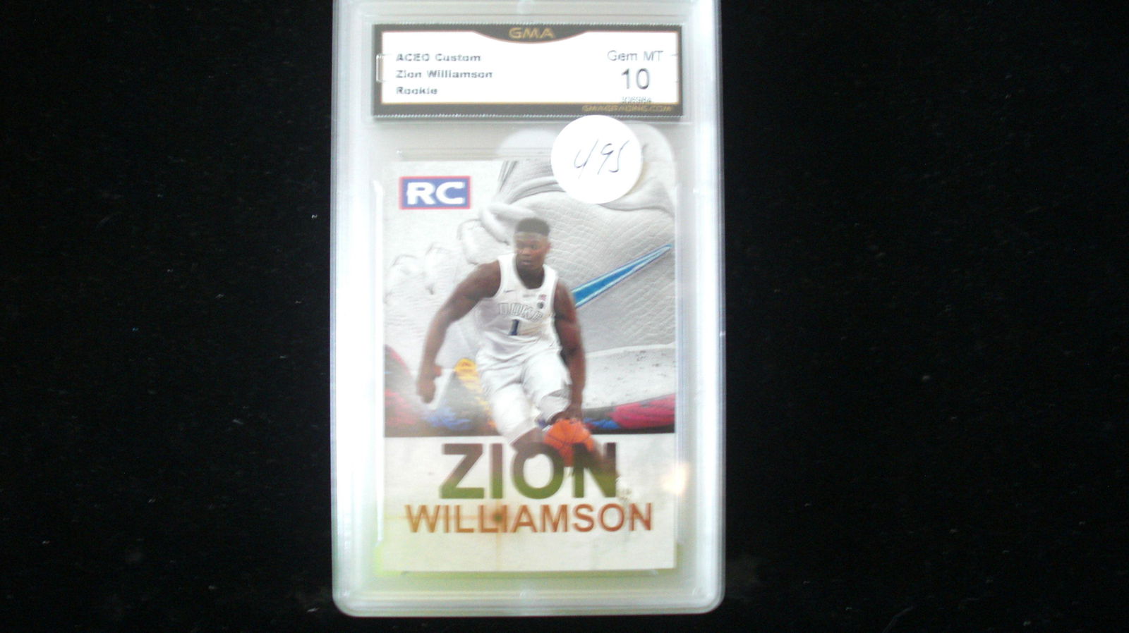 gma graded zion williamson rookie mint 10 (1 of 1)