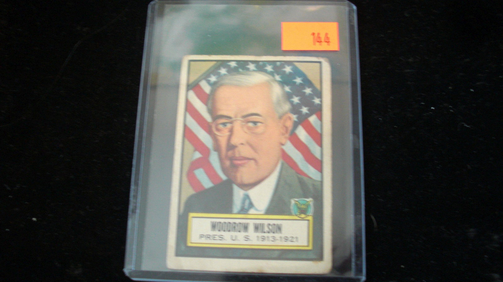 vintage woodrow wilson no.2: in top loader