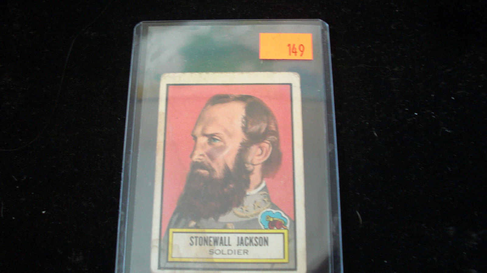vintage stonewall jackson no.40: in top loader